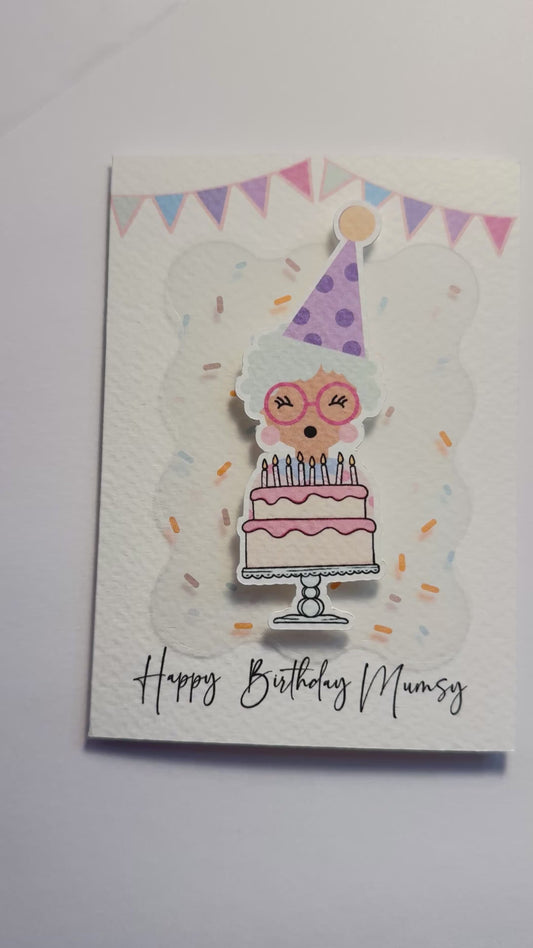 Happy Birthday Mumsy Card